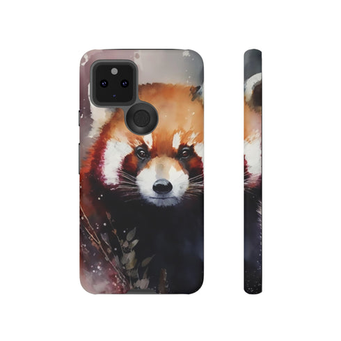 Red Panda in Watercolor - Impact Resistant Phone Case Google Pixel 5 5G Matte